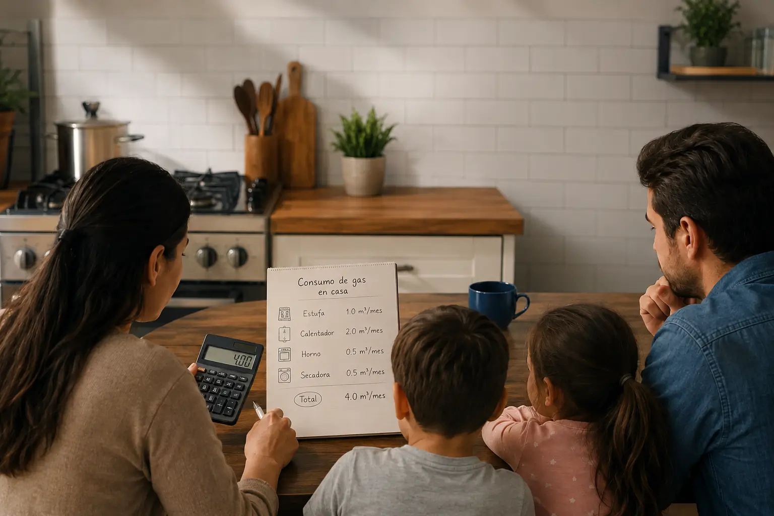 &iquest;C&oacute;mo calcular cu&aacute;nto gas LP gastar&aacute; tu familia al mes?