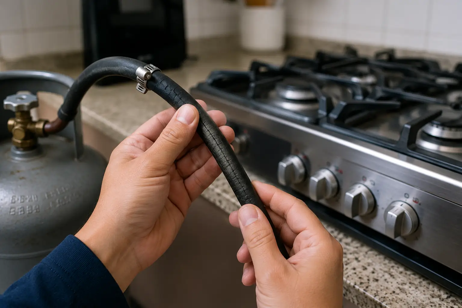 &iquest;Cu&aacute;ndo debes cambiar la manguera de tu estufa? Vida &uacute;til y se&ntilde;ales claras