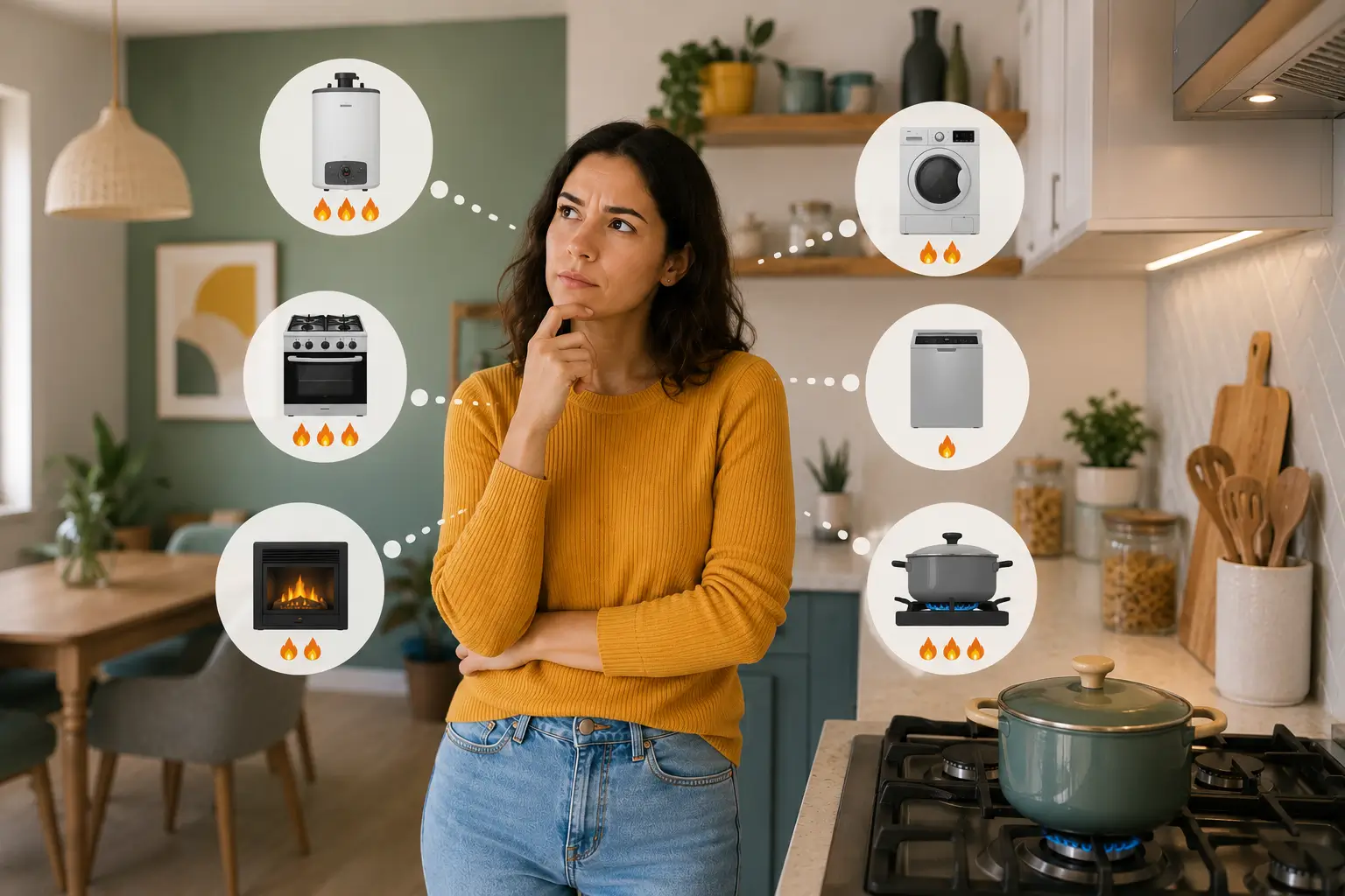 &iquest;Qu&eacute; aparato del hogar consume m&aacute;s gas LP? Tabla comparativa real