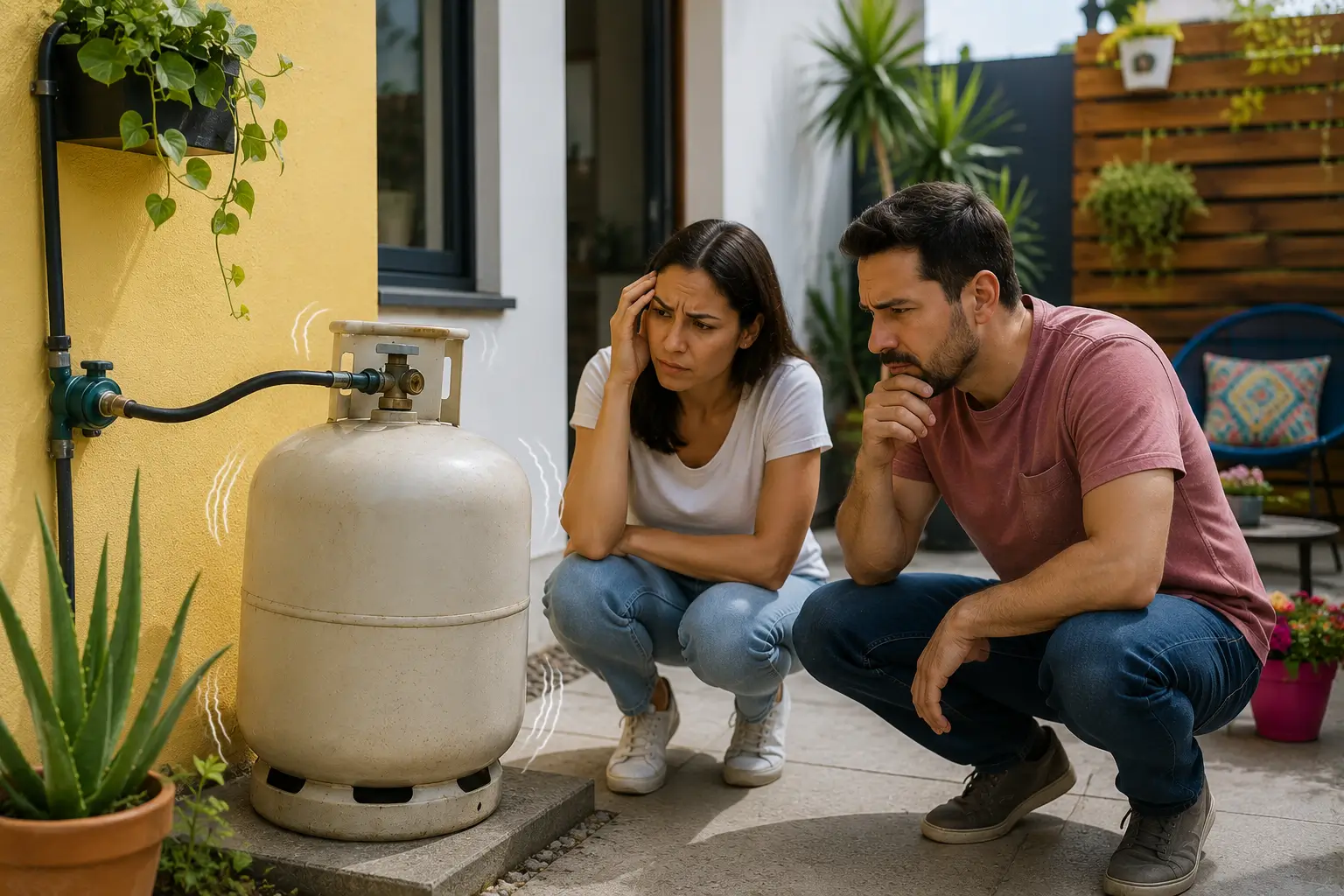 Mi tanque de gas hace ruidos o vibra: qu&eacute; significa y cu&aacute;ndo preocuparte